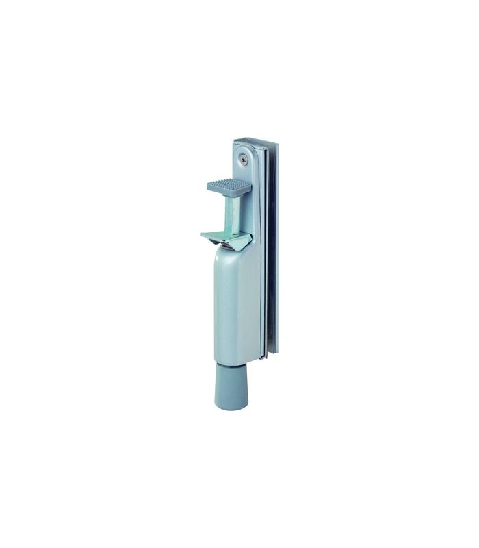 OT-Türfeststeller, mit Tretbolzen, 1132, Hub 30mm, Messing, messing poliert