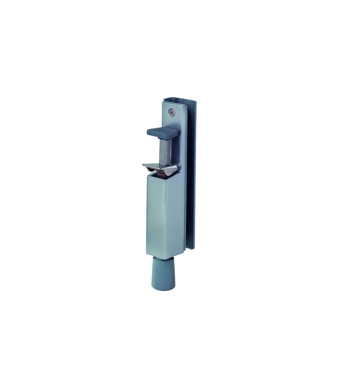 OT-Türfeststeller, mit Tretbolzen, 1133, Hub 30mm, Aluminium, messingfarbig eloxiert