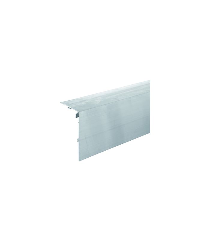 Schiebeladen-Blende, einspurig, für Montageschiene, 6015mm, ALU pressblank