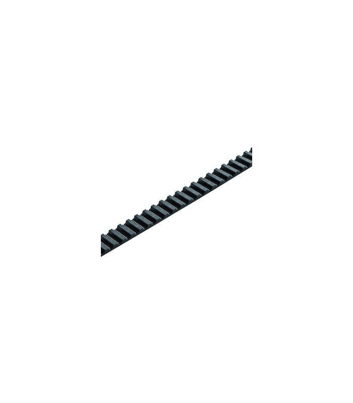 Schiebetür -Zahnriemen, P 10 T5, zum Einspannen, B 10mm, S 2,2mm, Gummi schwarz