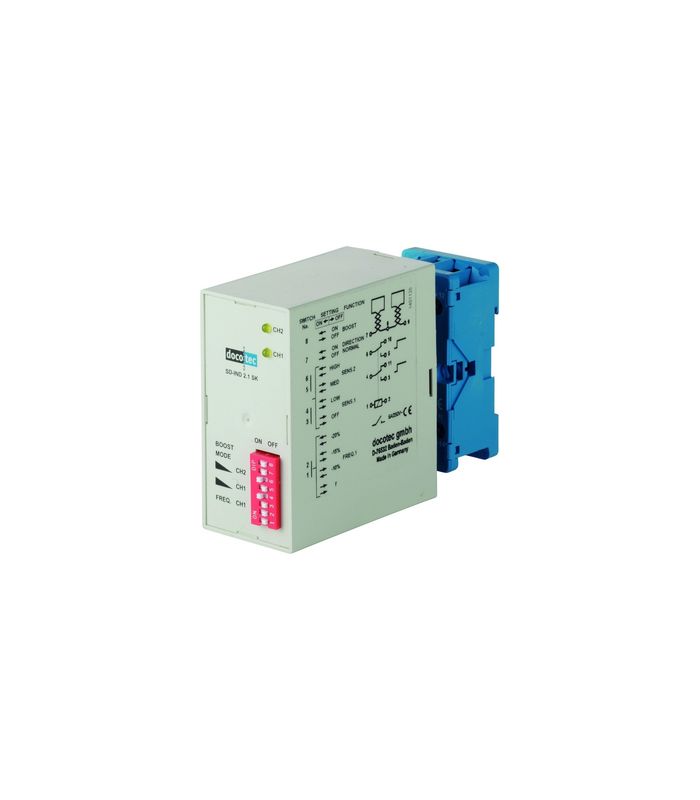 Einfahrtstor-Induktionsauswerter, 2 Kanal, 24V AC, 110V AC, 230V AC, IP 30