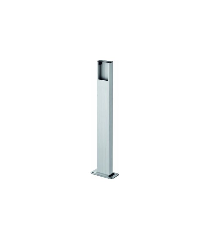 Einfahrtstor-Leerpfosten, z.Aufschr., ALU, H 549mm, für Einweg-Lichtschranke