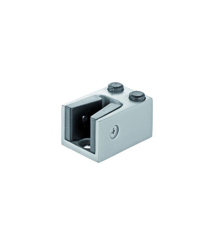 OT-Anschlagpuffer, 200, zum Aufschrauben, Aluminium, schwarz pulverbeschichtet