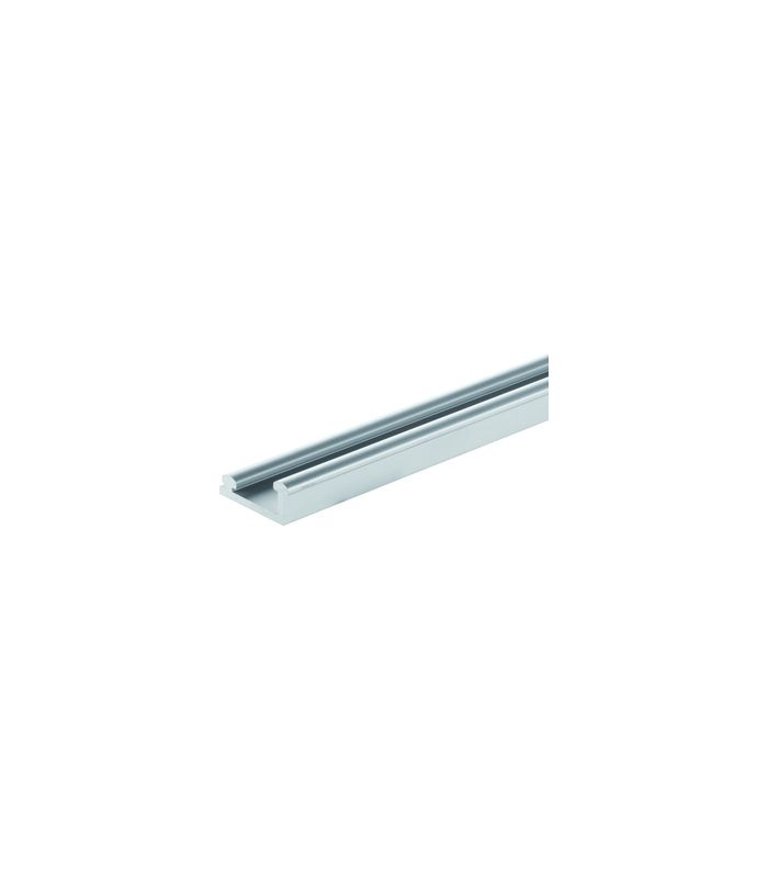 OT-Doppellaufprofil 6.000mm, 260, für Schiebetür, Aluminium, naturton eloxiert