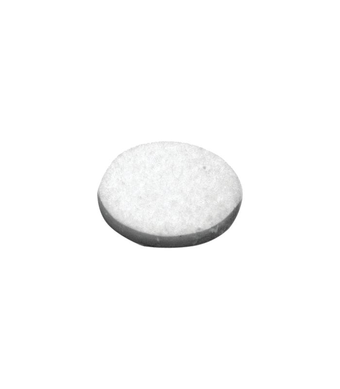 Möbelgleiter Filz selbstklebend weiß rund, 28 mm D., VE=8