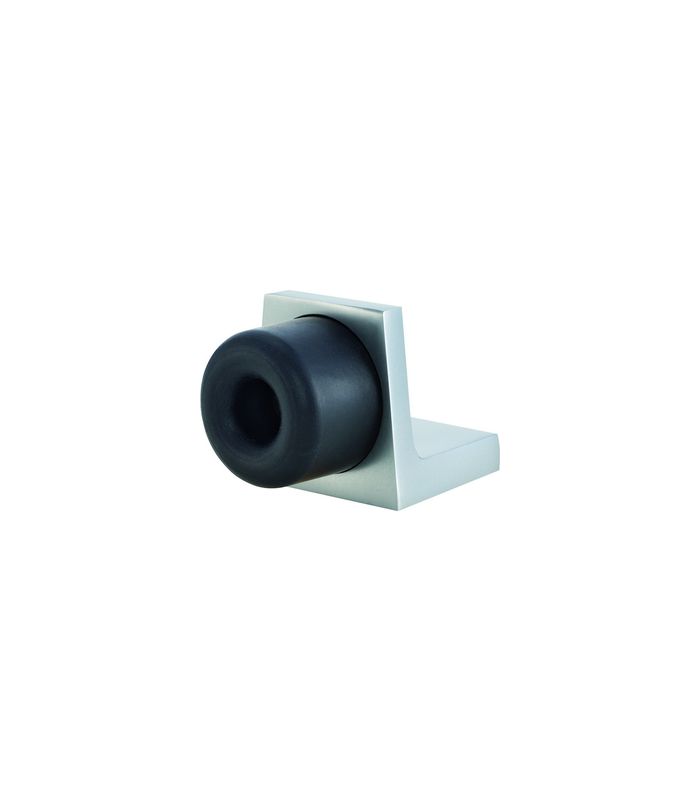 Bodentürstopper, 2031, H 50mm, mit Verdrehsicherung, Aluminium, neusilberfarbig eloxiert