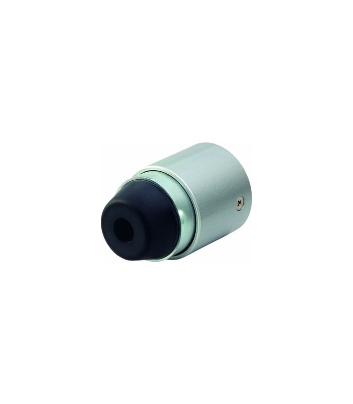 Wandpuffer, mit gefedertem Gummipuffer, 2120, Ø 60mm, L 90mm, schwarz