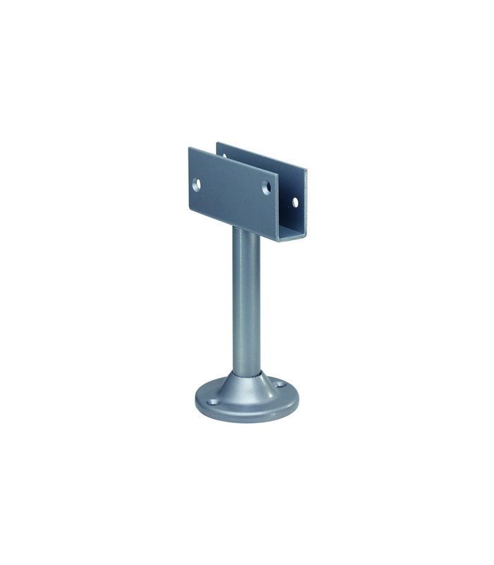 GA-Trennwandstütze, 4022, Stahl, schwarz, einbrennlackiert, H 150 mm