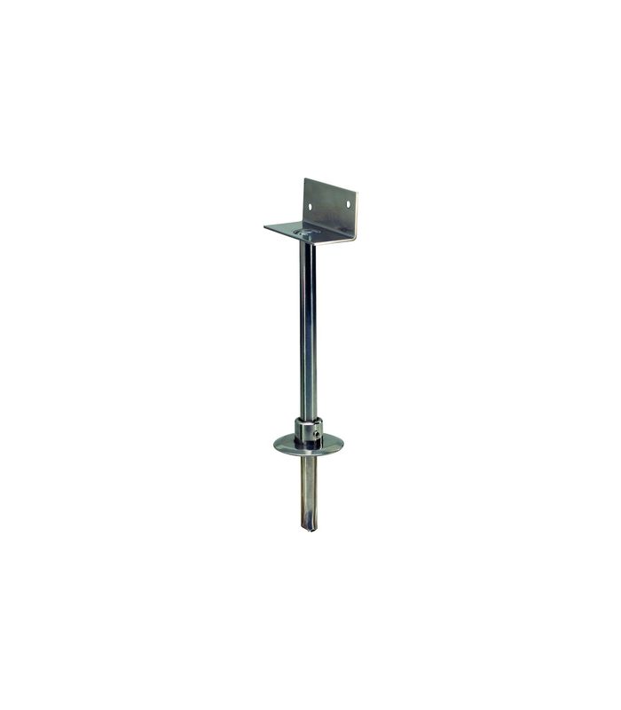 GA-Trennwandstütze, 4058, edelstahl, poliert, H 215 mm