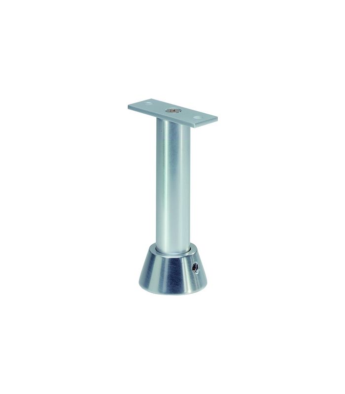 GA-Trennwandstütze, 4203, Aluminium, neusilberfarbig, eloxiert, H 150 mm