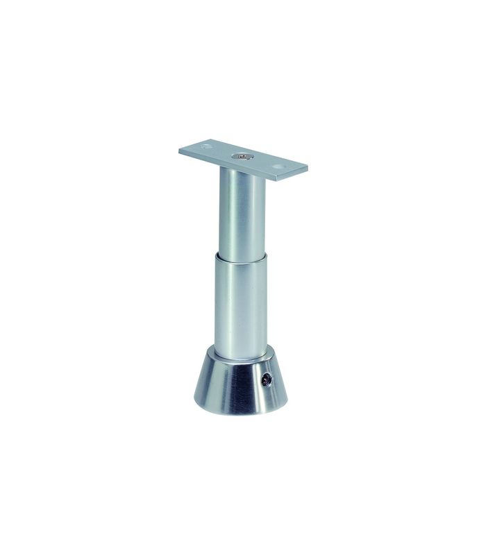 GA-Trennwandstütze, 4233, Aluminium, naturfarbig, eloxiert, Höhe: 150-175 mm