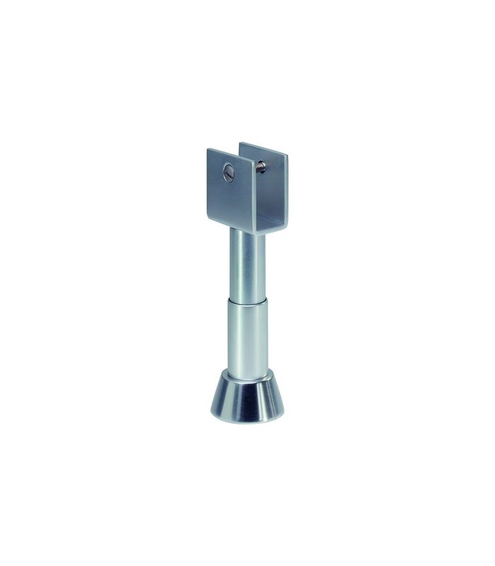 GA-Trennwandstütze, 4253, Aluminium, naturfarbig, eloxiert, Höhe: 150-175 mm