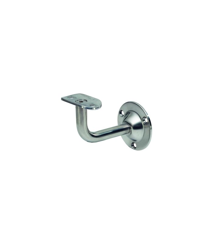 GA-Handlaufstütze, 4525, mit flacher Auflage, Messing, messing matt