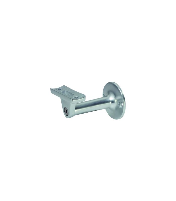 GA-Handlaufstütze, 4541, mit flacher Auflage, Aluminium, dunkelbraun eloxiert gebei.
