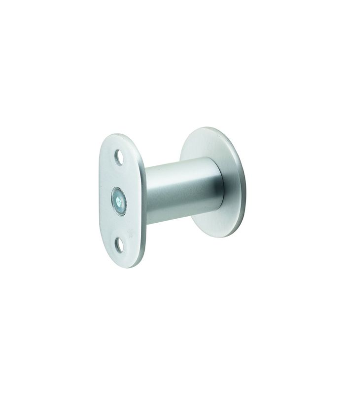GA-Handlaufstütze, 4550, mit flacher Auflage, Aluminium, dunkelbraun eloxiert