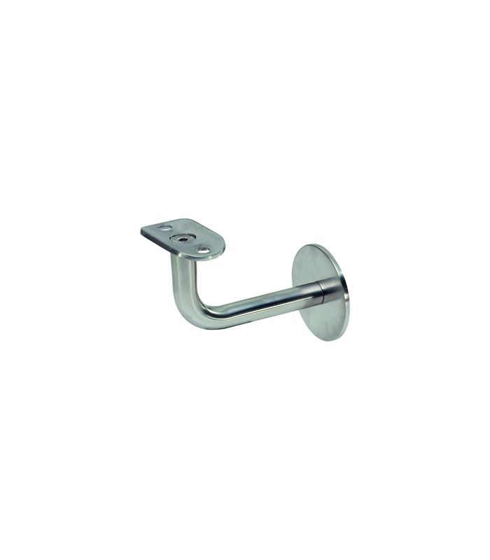 GA-Handlaufstütze, 4571, mit flacher Auflage, Messing, messing matt