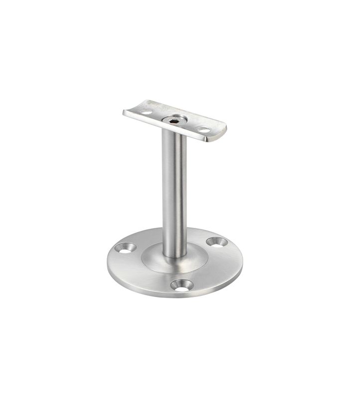 Handlaufst.,4608,mit gewölbter Auflage Edelstahl ,Edelstahl geschliff.,Wandabst.75mm