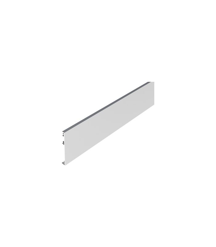 OT-Clipsblende, für Laufprofil, 1700mm, edelstahloptik eloxiert