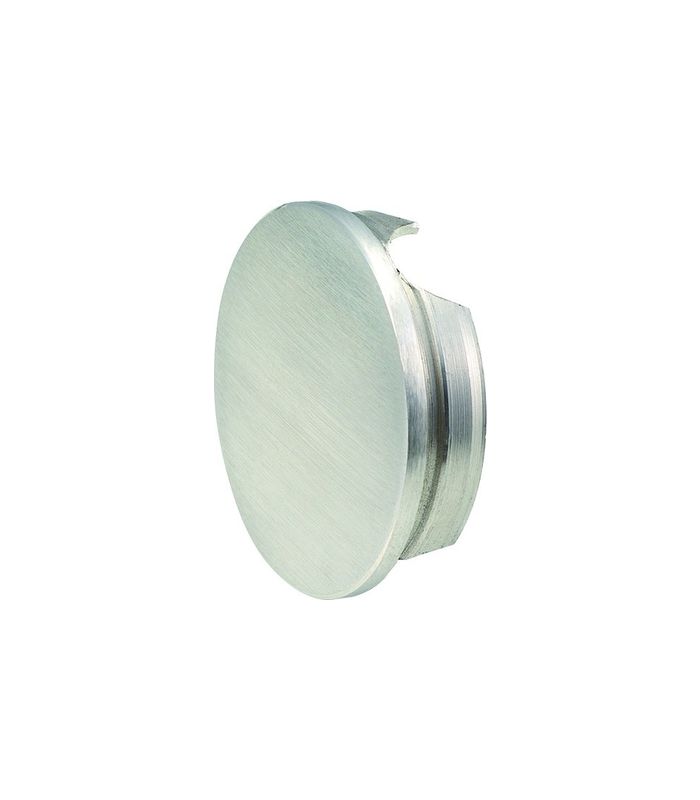 Garder.syst.-Endkappe, 25x1,5mm, 7505, Edelstahl matt gebürstet