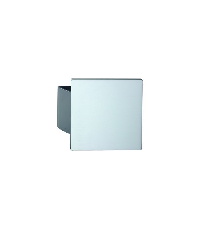 HT-Griffplatte, 8203, Quadrat, BA50, Ø 10, Aluminium messingfarbig
