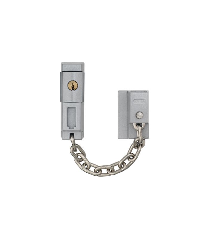 Wohnungseingangstür- Türkette, abschließbar, SK79 B/DFNLI, Stahl silber gehärtet