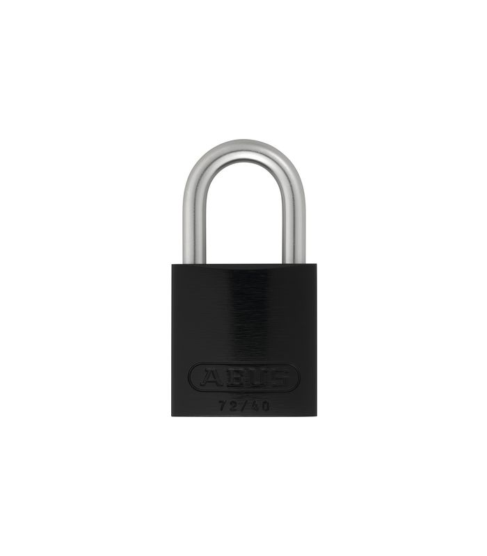 AV - Vorhangschloss, LoveLock 72LL/40, Aluminium schwarz