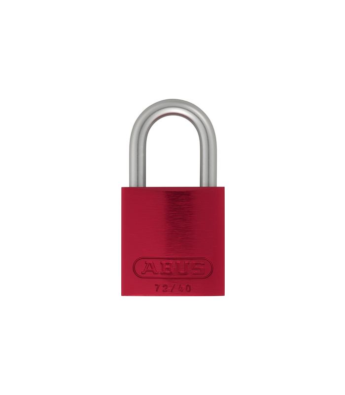 AV - Vorhangschloss, LoveLock 72LL/40, Aluminium rot