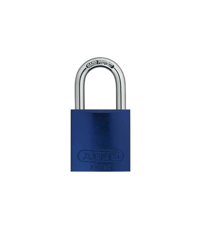 AV - Vorhangschloss, Titalium 72/40, TITALIUM™-Spezialaluminium blau