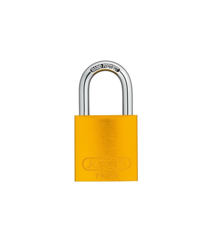 AV - Vorhangschloss, Titalium 72/40, TITALIUM™-Spezialaluminium gelb