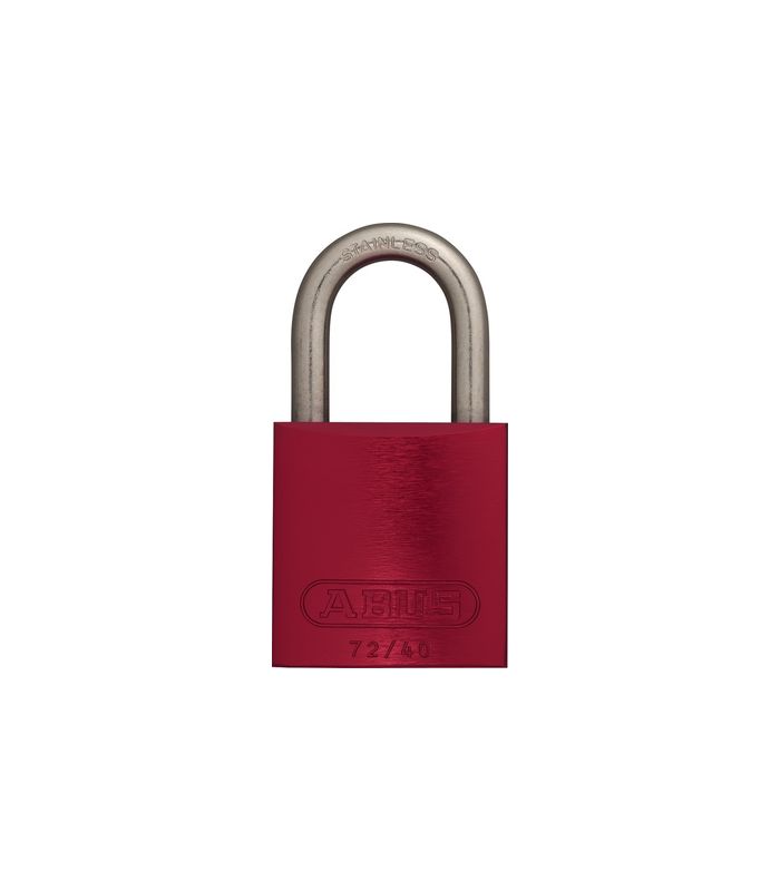 AV - Vorhangschloss, Titalium 72IB/40, TITALIUM™-Spezialaluminium rot