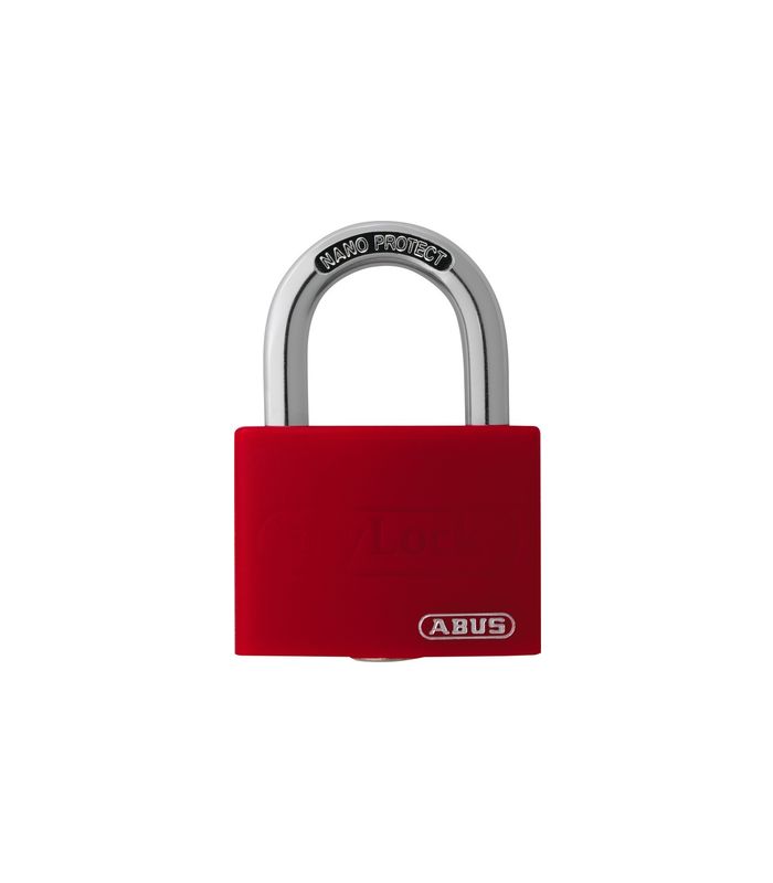 AV - Vorhangschloss T65AL/40, Aluminium leicht massiv rot