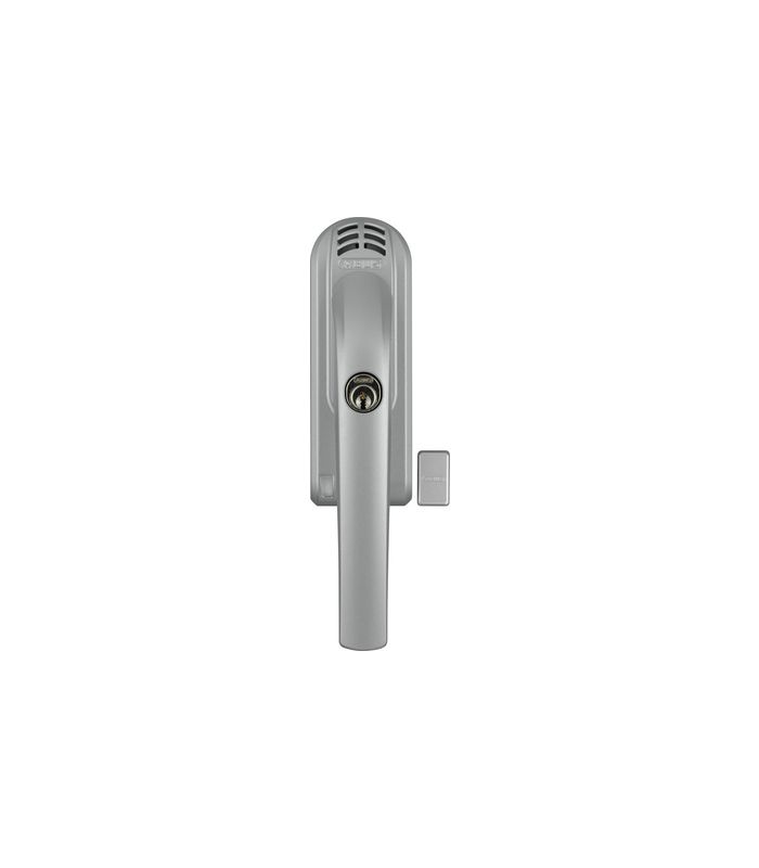 Drehkipp-Fenstergriff, mit Alarm FG300A CL/DFNLI, verschiedenschließend, DIN Links-Rechts, 7/32-44mm, silber