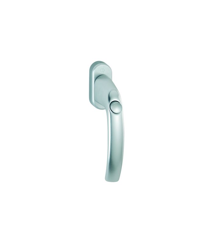 Drehkipp-Fenstergriff, abschließbar, Atlanta 0530SV/U26, DIN Links-Rechts, 7/37mm, naturfarbig