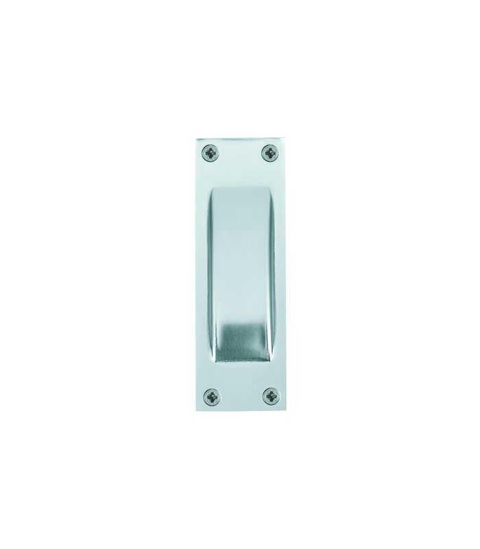 HOPPE Muschelgriff 421P, 120x40, offen, ungelocht, naturfarben eloxiert, DIY