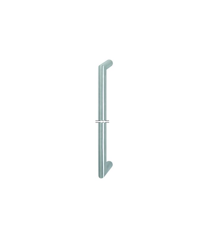 HOPPE Stoßgriff E5015 XL, BA 1.601- BA 2.600mm, L 1.631-2.630, Durchmesser 30mm, verdeckt verschraubt, edelstahl matt