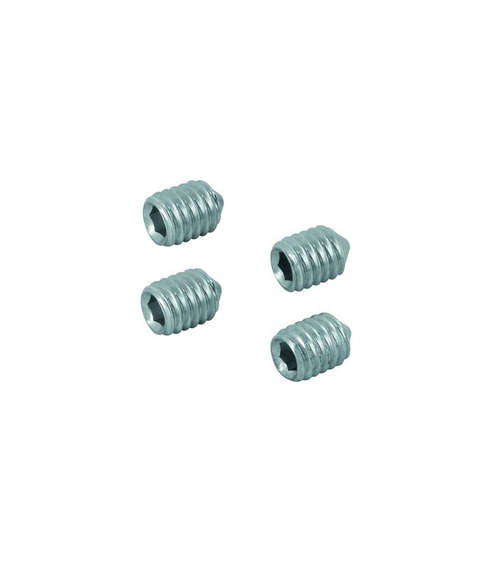 Madenschraube, für Vollstifte, 4er Set, SchraubenØ metr. M6, Länge 8mm, Metall verzinkt