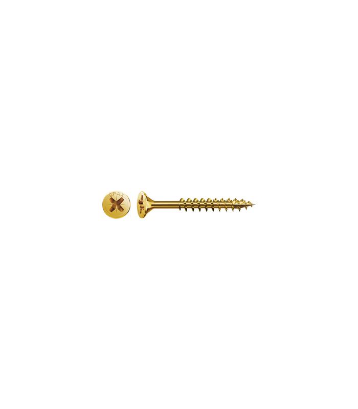 Universalschraube Senkkopf 3,5x45mm,Teilgw,Kreuzschlitz Z2,YELLOX
