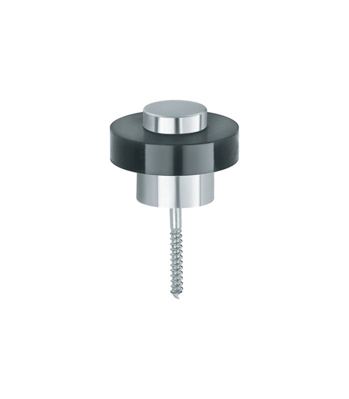 Boden-Türpuffer, 0 38 3881, Ø45mm, Alu F1, 34mm