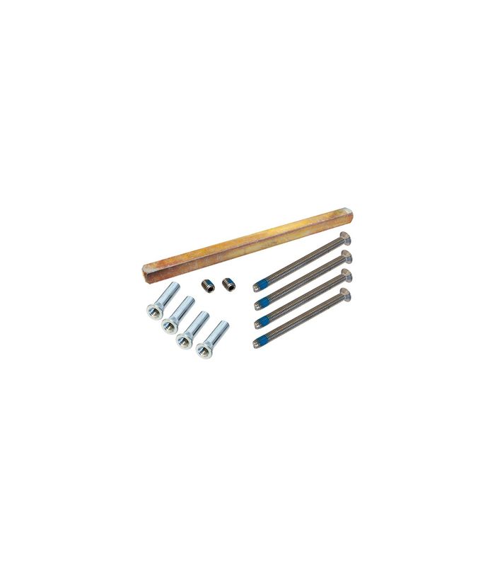 Objekttür- Befestigungsset, ASL®, 05 0565, Vierkant 8, M5, TS 119- 138, Stahl