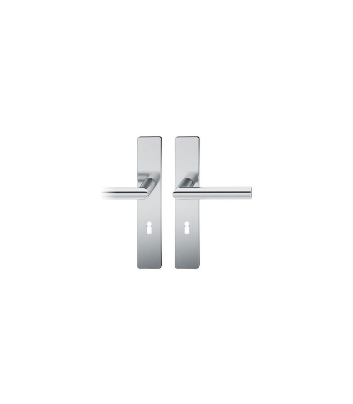 Drückergarnitur 12 1076 LS eck,UG/8,F1,TS 39-58