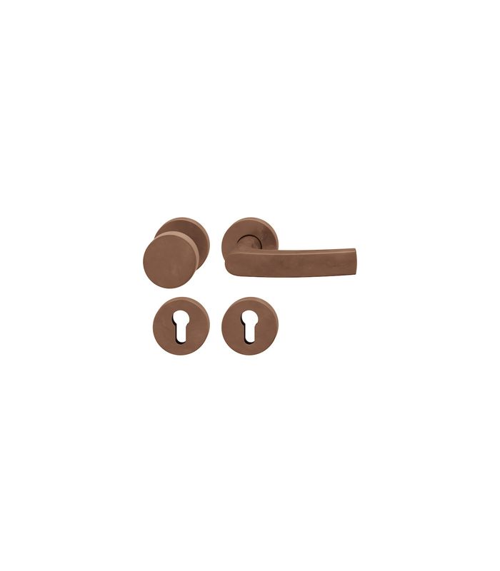 Wechselgarnitur 72 1015 Rosette rund ,PZ,8,DR,h-bronze,TS39-48,AGL3