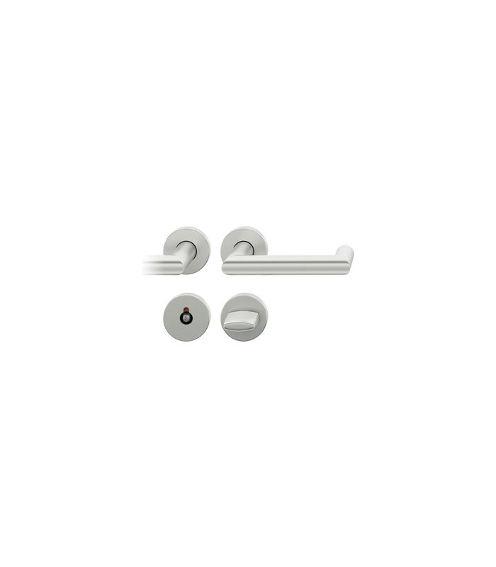 Drückergarnitur 72 1016 Rosette rund ,WC/SS,8(8),DR,F1,TS39-48,AGL3