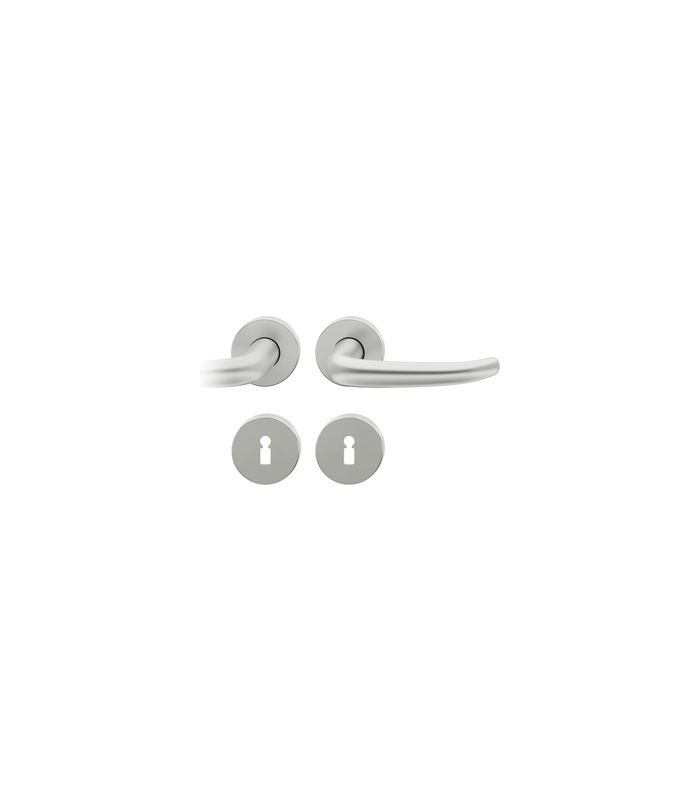 Drückergarnitur 72 1023 Rosette rund ,BB,8,DL,F1,TS39-48