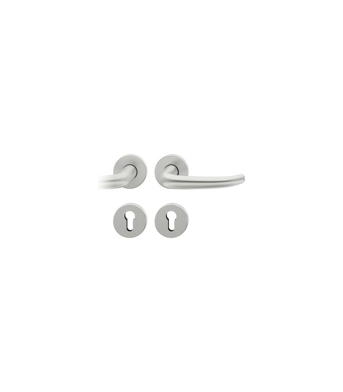 Drückergarnitur 72 1023 Rosette rund ,PZ,8,DL,F1,TS39-48,AGL3