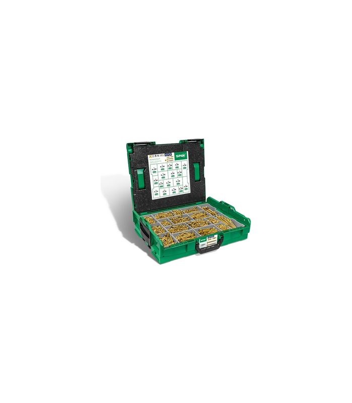 Spax Montagekoffer L-BOXX T-STAR PLUS Kunststoff,Schraubenset 17 Abmessungen