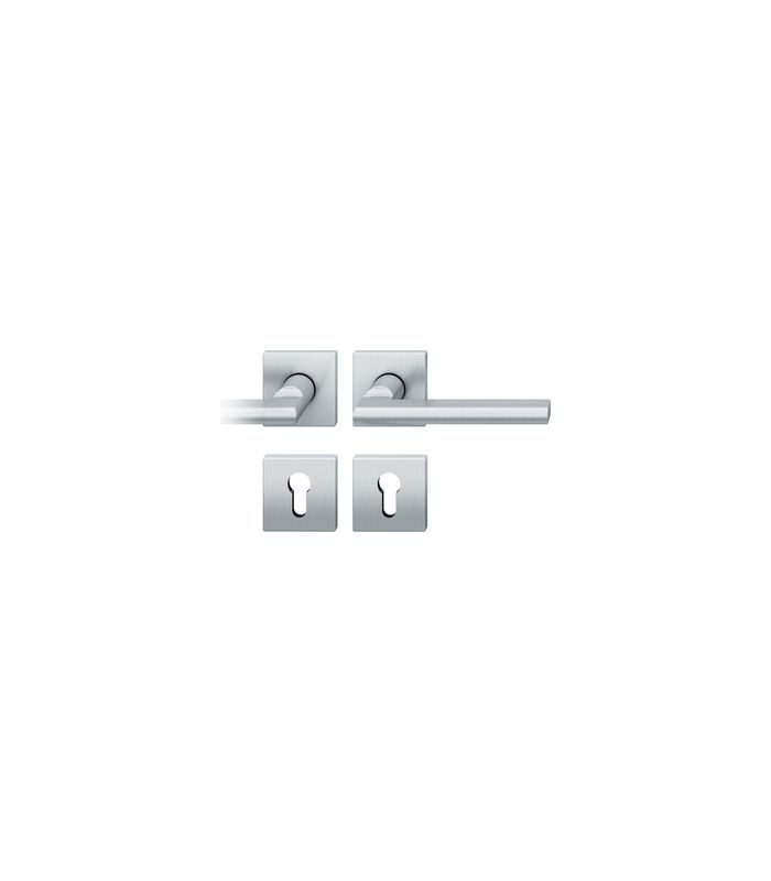 Drückergarnitur 72 1035 Rosette eckig ,PZ,8,DL,ER,TS39-48,AGL3