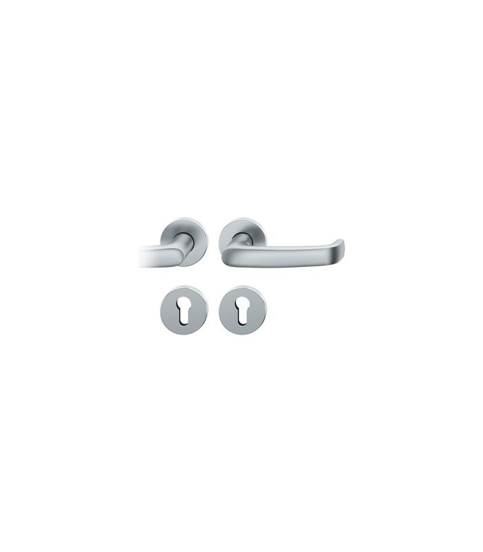 Drückergarnitur 72 1045 Rosette rund ,PZ,8,DR,ER,TS39-48,AGL3