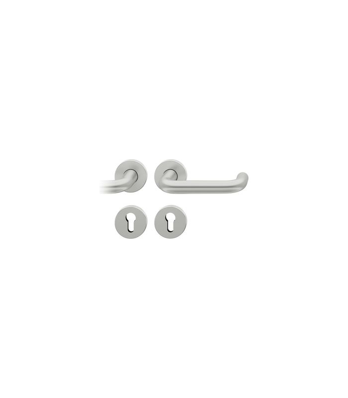 Drückergarnitur 72 1070 Rosette rund ,PZ,8,DL,F1,TS39-48,AGL3