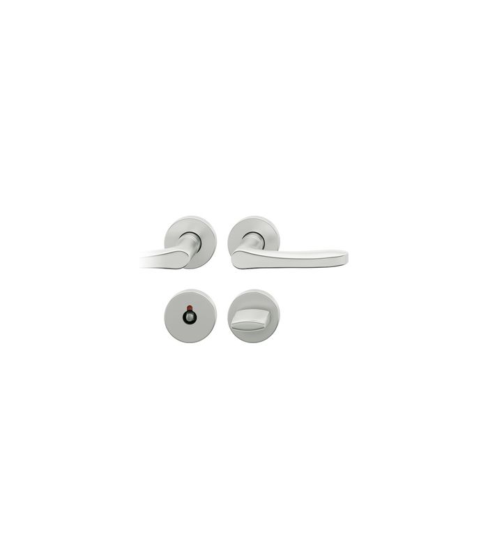 Drückergarnitur 72 1106 Rosette rund ,WC/SS,8(8),DL,F1,TS39-48,AGL3
