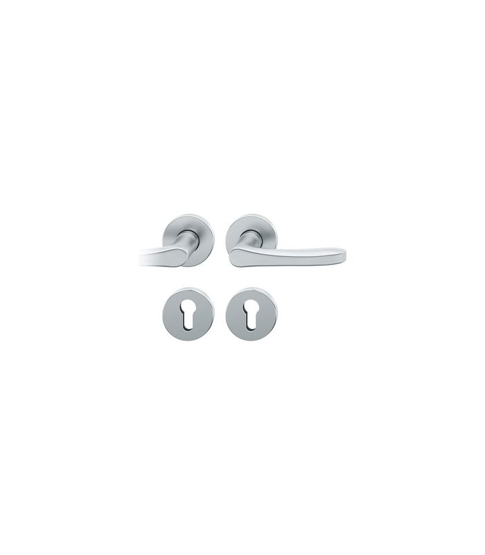 Drückergarnitur 72 1106 Rosette rund ,PZ,8,DR,ER,TS39-48,AGL3